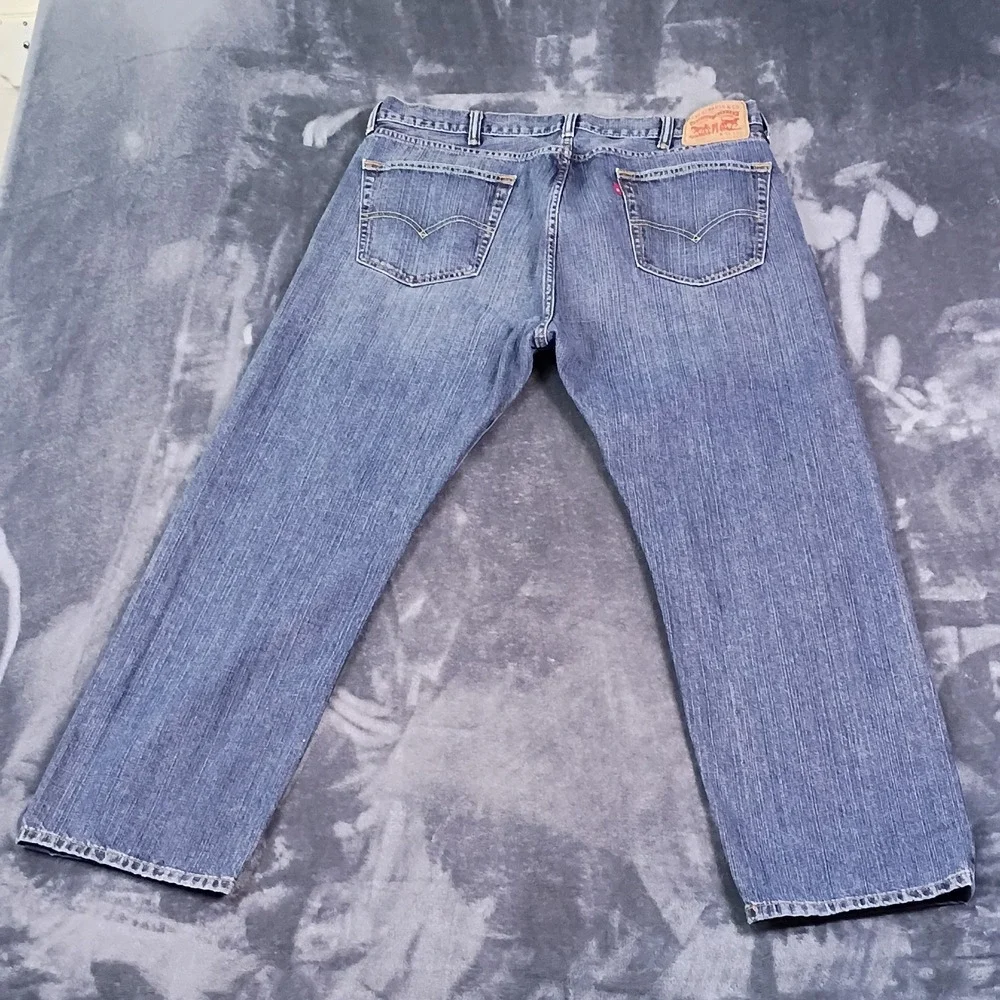 Levis‎ 505 Regular Fit Jeans Mens 40x30 Blue Denim Straight Leg Rare Tag